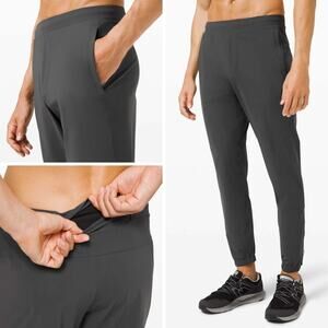 Lululemon Surge Jogger Tall MENS M Graphite Grey Lightweight Stretch Pants